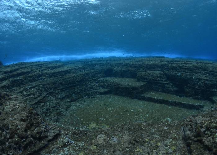 mysterious underwater ruins